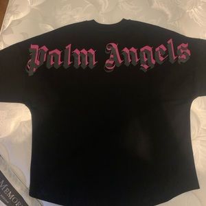 Palm Angels Double Logo Crewneck T-Shirt
